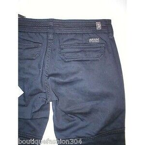 New Girls Jeans Skinny 7 for all mankind 8 Black Cargo Crop Pants Maggee Designe